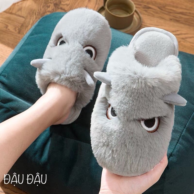 DÉP BÔNG ANGRY EYE LÔNG CỪU CAO CẤP