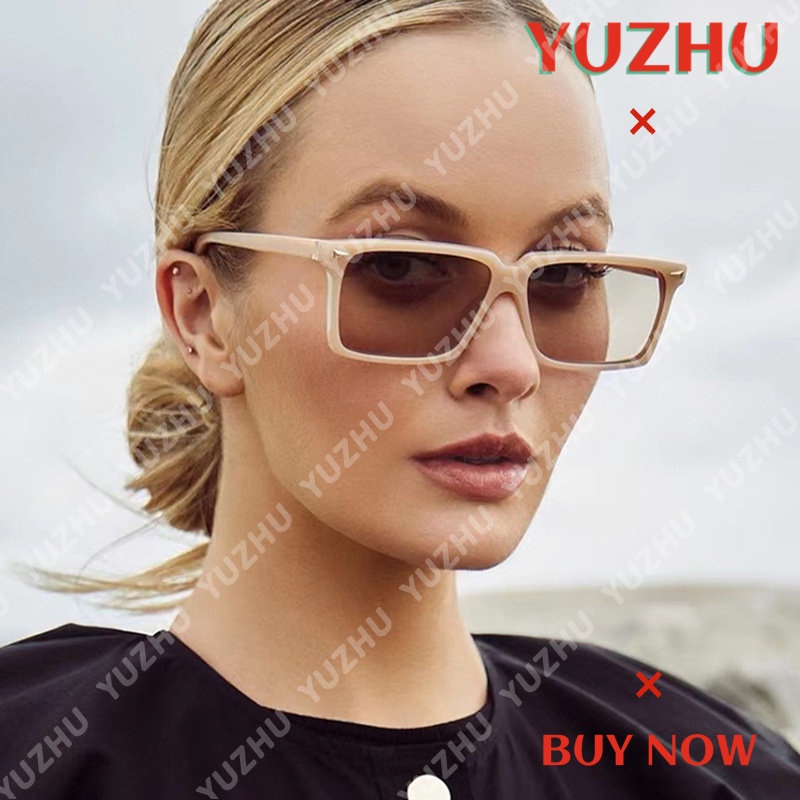 Kính Mát Gọng Vuông Mỏng Chống Tia UV Thời Trang Phương Tây