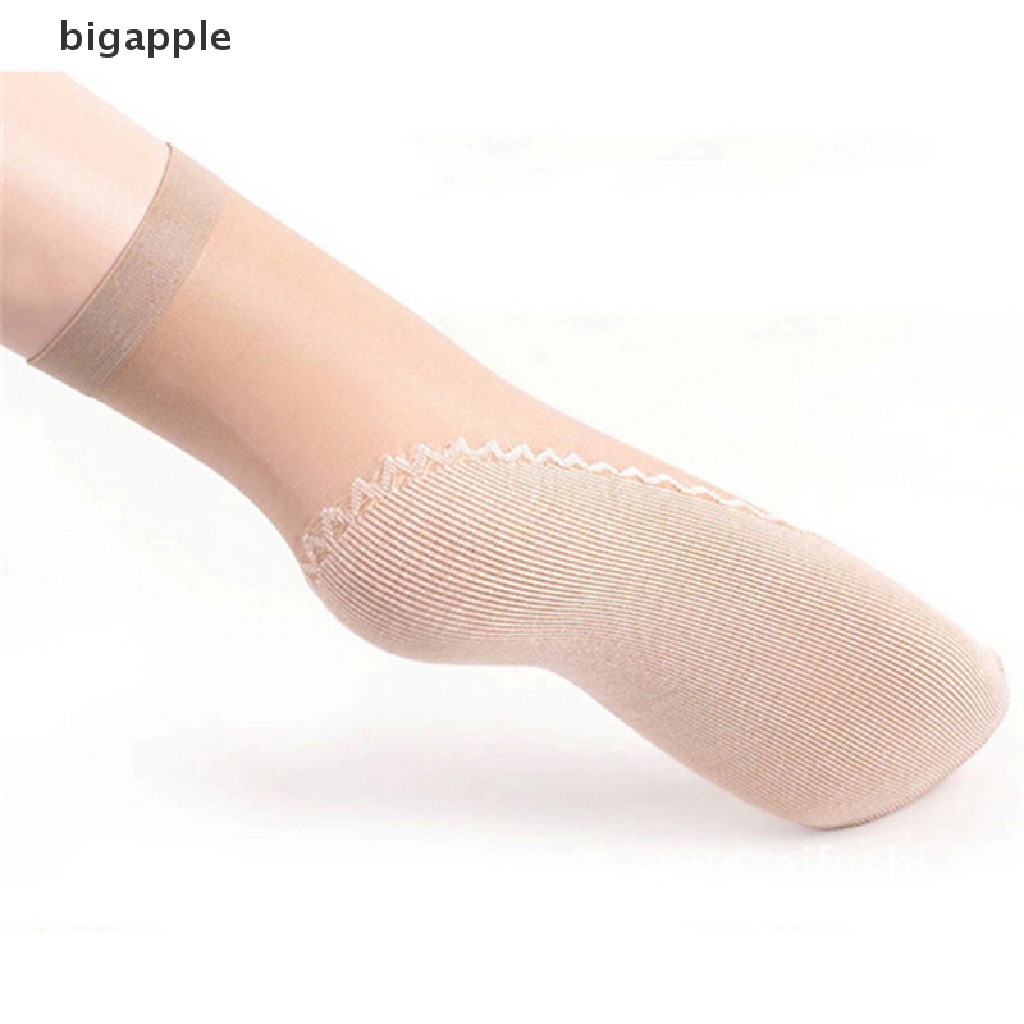 Bộ 5 Đôi Vớ Cotton Lụa Đế Cotton Chống Trượt Thời Trang Cho Nữ