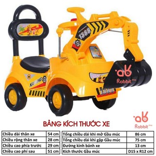 xe cẩu chòi chân có nhạc