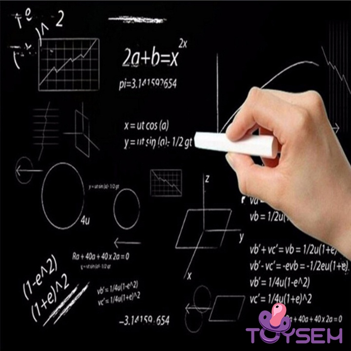 Decal giả bảng đen dán tường cho bé tập tô vẽ bảo vệ tường nhà, nhà trẻ, trường mầm non