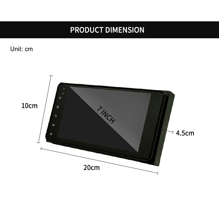 Màn Hình Android 7 inch Cho Các Dòng Xe TOYOTA - Đầu DVD Android