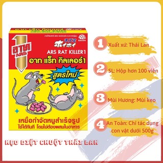 Kẹo diệt chuột ars rat killer thái lan hiệu quả tiêu diệt cả đàn