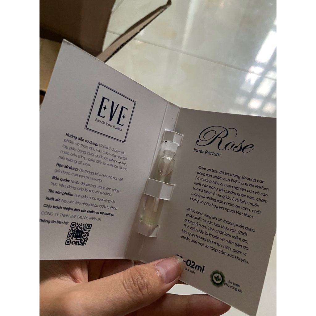 COMBO 2 CHAI - Nước Hoa Vùng Kín Cô Bé 2ml Lưu Hương Thơm Lâu Quyến Rũ