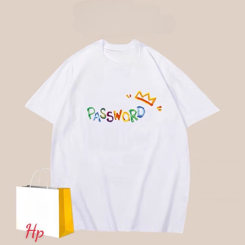 Áo phông chữ Password TH6