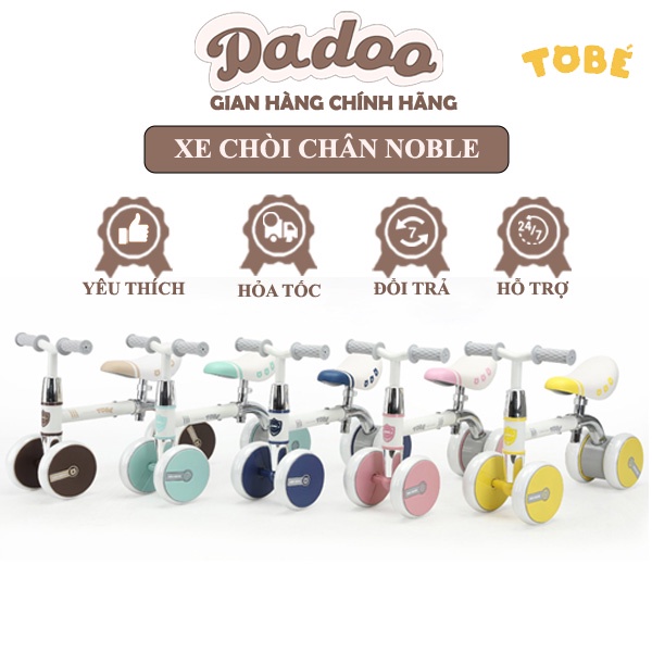 Xe Chòi Chân NOBLE TOBÉ Thăng Bằng Hỗ Trợ Tập Đi Vận Động An Toàn Nhẹ Nhàng Chống Đổ Chất Liệu Cao Cấp Tuổi Từ 12m