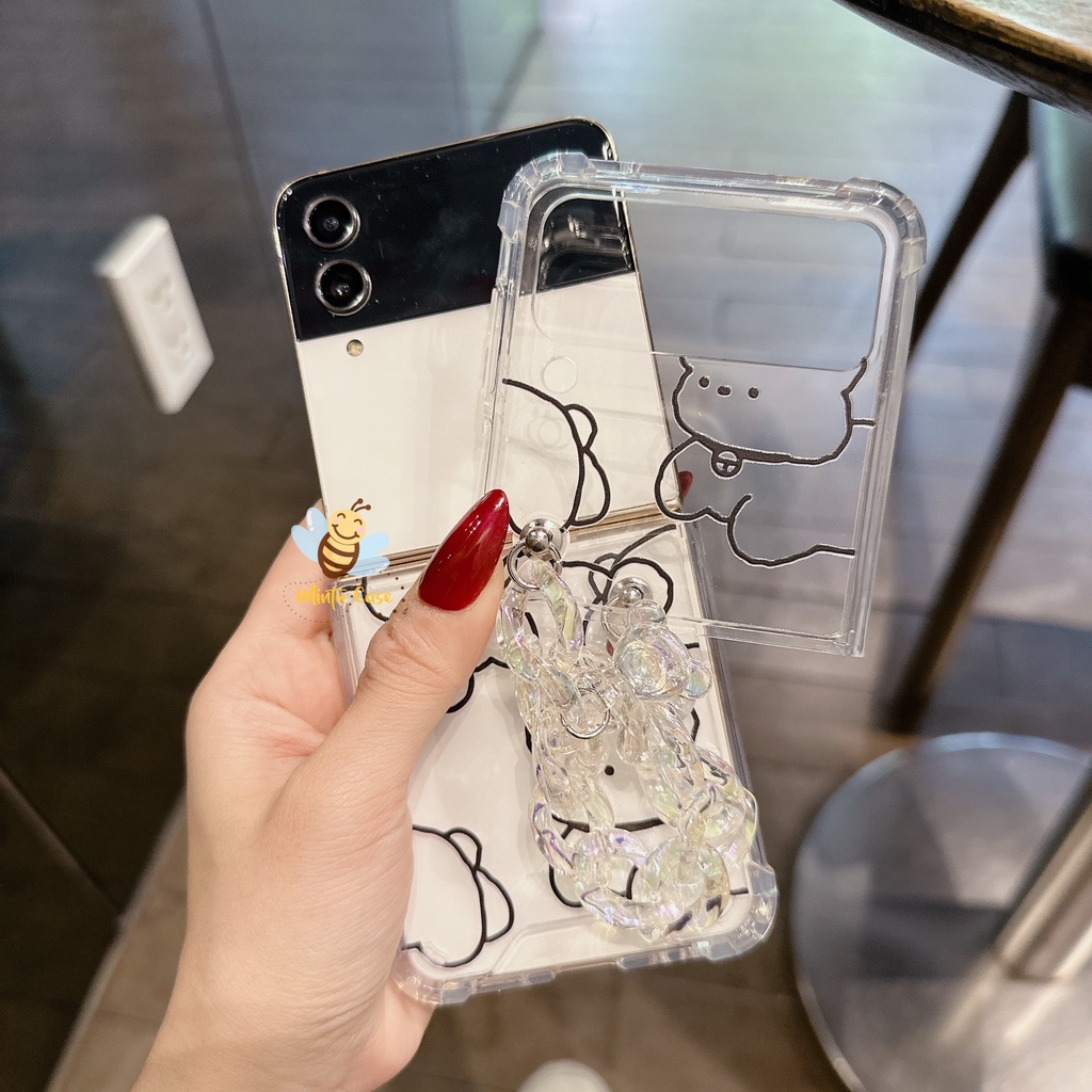 Ốp kèm móc khóa Samsung Galaxy Z Flip 3 / Z Flip 4 -ZF311