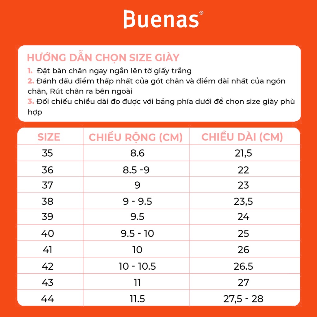 Sandal nam nữ unisex Buenas SD-6868 quai ngang - giày dép xăng đan học sinh đế cao 3 phân chính hãng