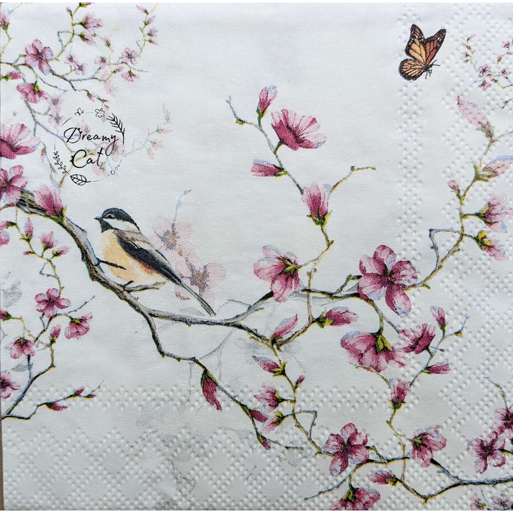 Khăn giấy in hình trang trí - Decoupage napkin - NAP-25-056
