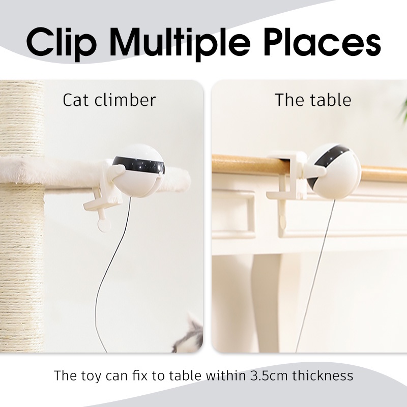 HamshMoc Đồ Chơi Bóng Nâng Tự Động Tương Tác Với Mèo Cưng