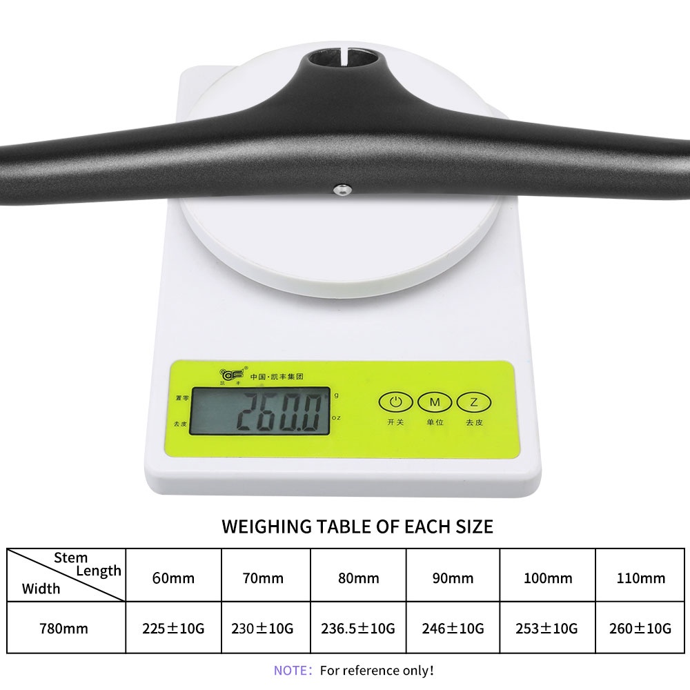 Trục Gắn Tay Lái Xe Đạp Leo Núi 60 / 70 / 80 / 90 / 100 / 110mm 28.6mm-10 Bằng Sợi Carbon