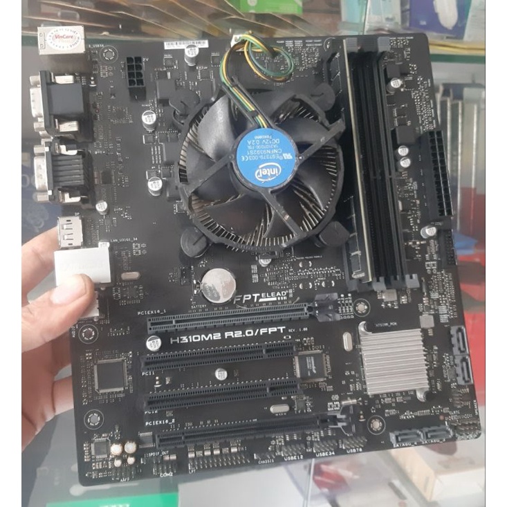 Combo main Asus H310, Chip g4900, ram 4G , Fe chặn đầy đủ