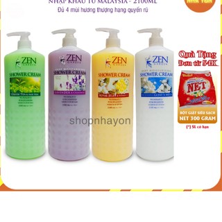 Sữa tắm Zen Garden shower cream 2100ml cấp ẩm dưỡng da trắng sáng khỏe mạnh