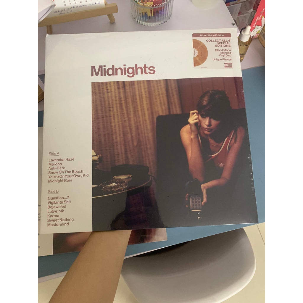 Đĩa than Vinyl Midnight, Reputation Taylor Swift Full seal - MoonStone & Bloodmoon Edition