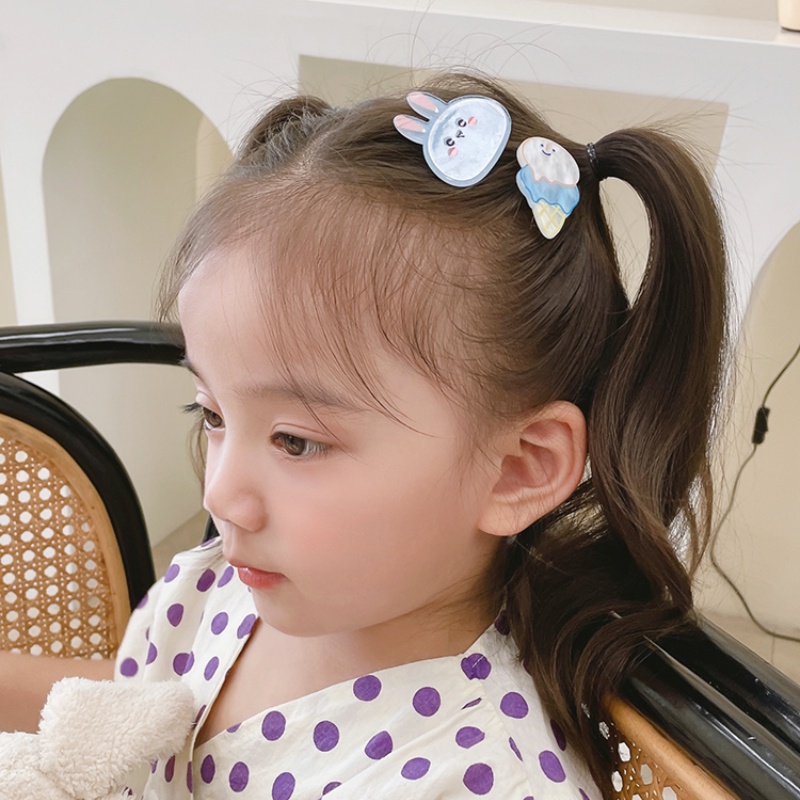 Set 3 Kẹp Tóc Hình Thỏ Dễ Thương Cho Bé Gái