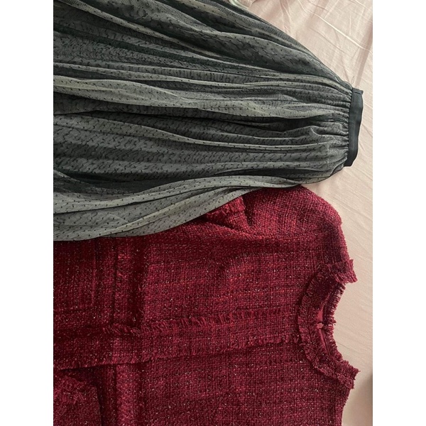 Đầm Thiết Kế Dạ Tweet LinhChi.House size L