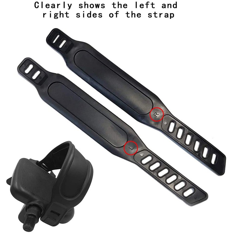 Bộ 8 Dây Đai Gắn Pê Đan Xe Đạp Có Thể Điều Chỉnh Tiện Dụng