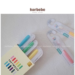 Bàn chải đánh răng The Twelve Hàn Quốc Bước 2 và Bước 3 cho bé từ 6 tháng đến 8 tuổi
