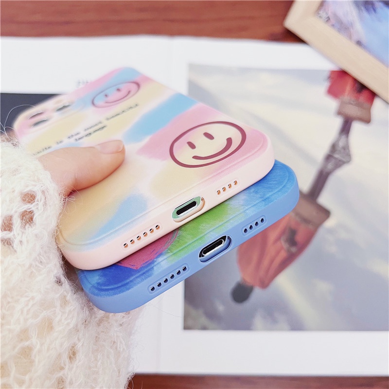 Mới Ốp Điện Thoại Mềm Hình Mặt Cười Cho iphone 13 12 11 Pro Max 13 12 Mini X XS Max XR 6 7 8 Plus SE 2020 6Plus 7Plus