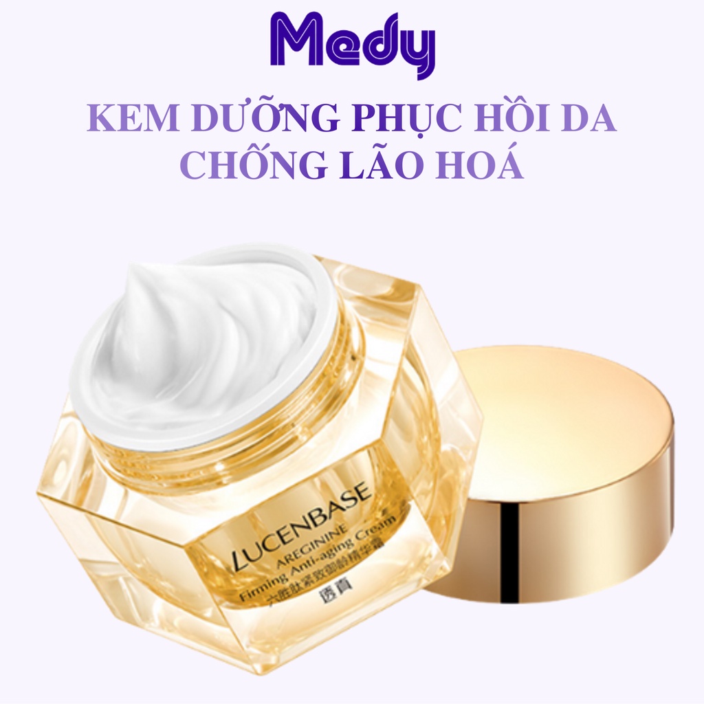 Kem Dưỡng Da Mặt Chống Lão Hóa LUCENBASE, Kem Dưỡng Trắng Da Mặt Cấp Ẩm Phục Hồi Da Nâng Cơ 50g
