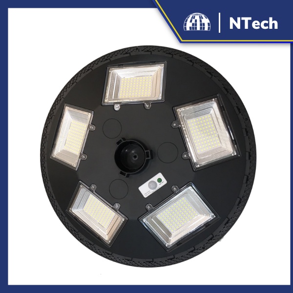 Đèn sân vườn, đèn đĩa bay năng lượng mặt trời Jindian UFO 500 Công suất 250W Khung ABS- Chip Led "SMD"