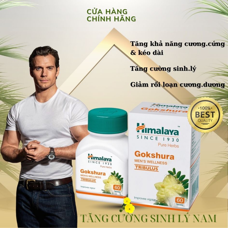 Viên uống Gokshura Himalaya Hộp 60 viên