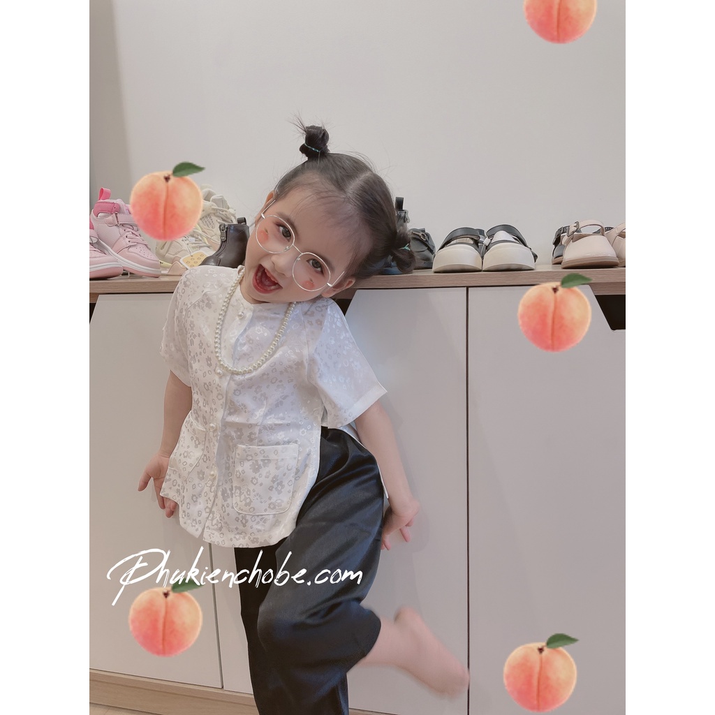 CHUỖI NGỌC TRẮNG CHO BÉ GÁI (PHÓI VỚI BÀ BA, ÁO DÀI)