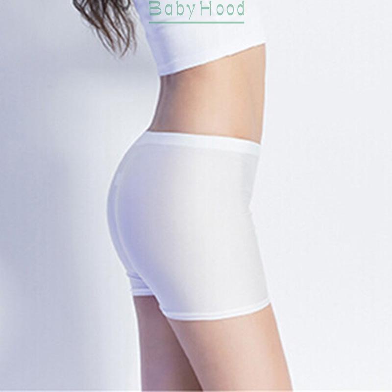 Womens Shorts Slim fit Smooth Tight Underwear Casual Lingerie Mid waist#BBHOOD