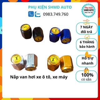 Nắp van cảm biến áp suất lốp xe ô tô, xe máy, nắp van bánh xe hơi, mũ chụp đầu van xe bằng hợp kim nhôm chất lượng cao.