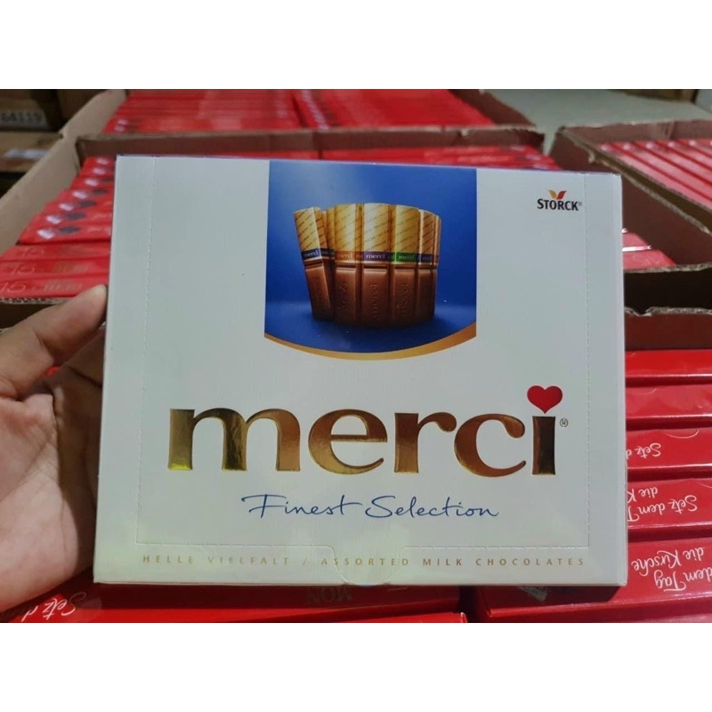 Sô cô la Merci thanh trọng lượng 250g