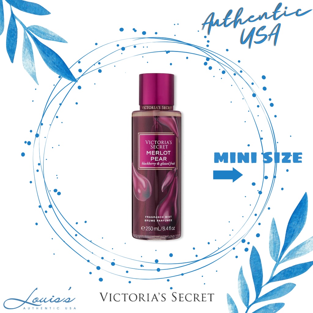 MERLOT PEAR (Trái cây) - Body mist / Xịt thơm toàn thân Victoria's Secret Auth Mỹ