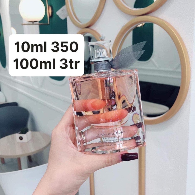 nước hoa nữ lancom edp chiết 10ml