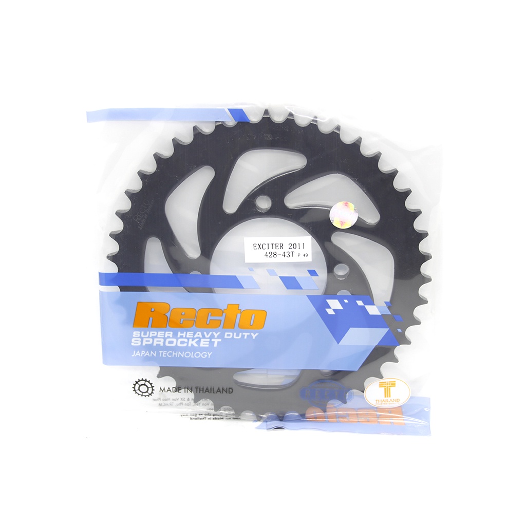 NSD Nhông sên dĩa Recto 10 li Yamaha YB125 chính hãng