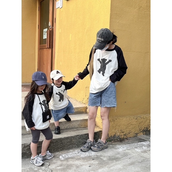 ORDER-Áo Đôi mẹ và bé dài tay mặc xuân hè hàng Quảng Châu loại 1