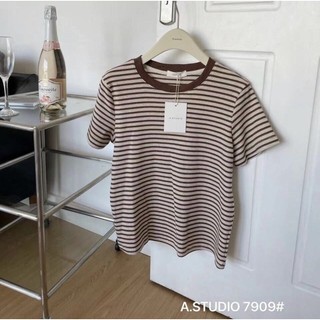 Áo phông kẻ ngang chất xốp siêu xinh