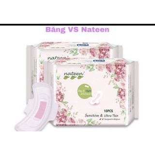 Băng vệ sinh Nateen hữu cơ của Bỉ gói 10 miếng