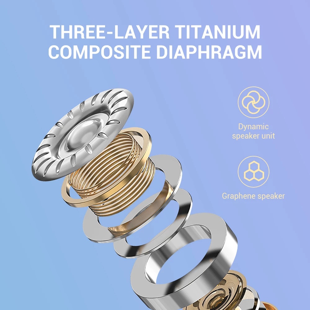 Tai Nghe Bluetooth 5.0 Không Dây Mini Chống Thấm Nước Kèm Mic JS82 TWS