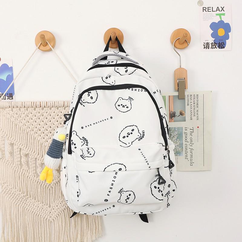 Ba Lô Đi Học / Du Lịch Cỡ Lớn Chống Thấm Nước In Họa Tiết Hoạt Hình Kiểu Nhật Bản Dễ Thương Cho