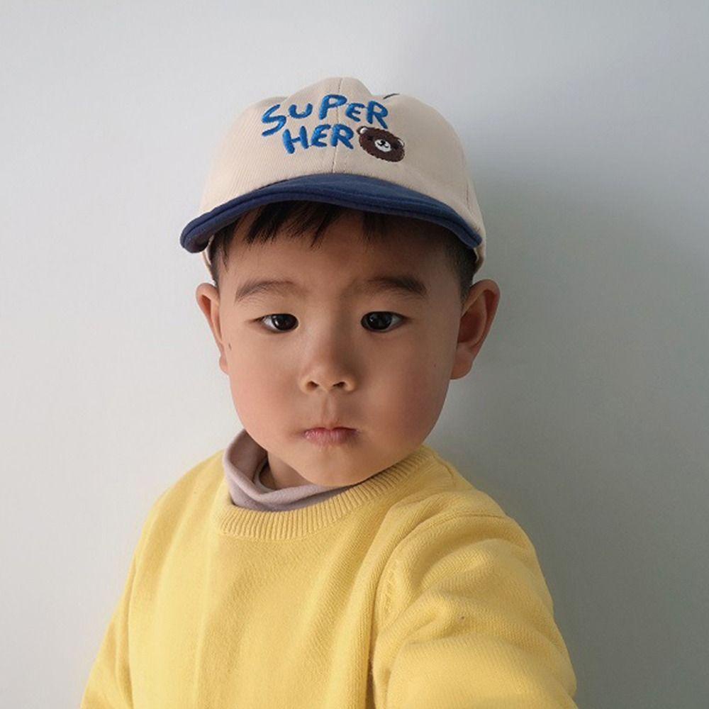 Mũ Lưỡi Trai Cotton Màu Trơn Mềm Mại Thoải Mái Thời Trang Mùa Hè Cho Bé