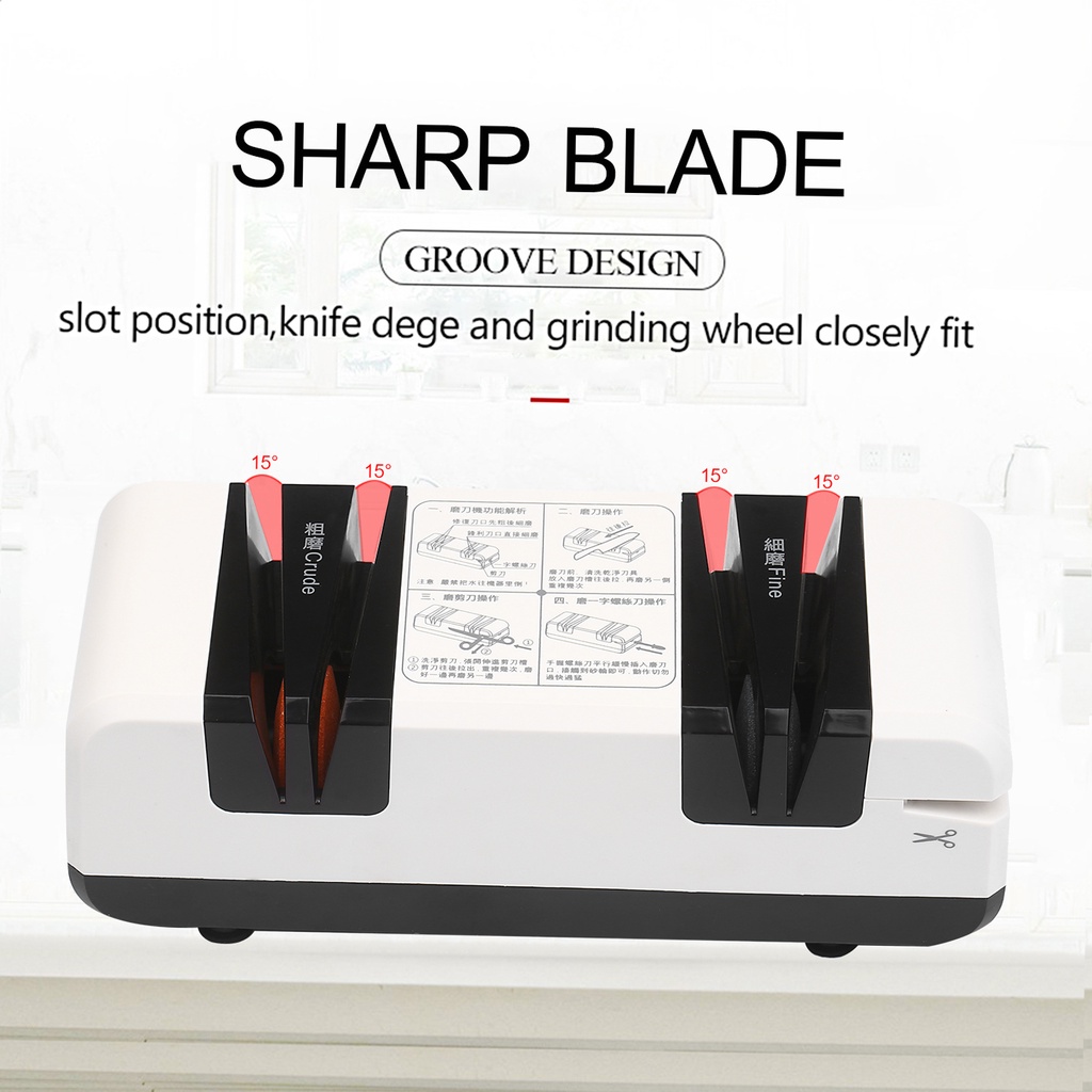 Máy Mài Dao Tự Động 15 Bánh Kèm 3 Bánh Thay Thế