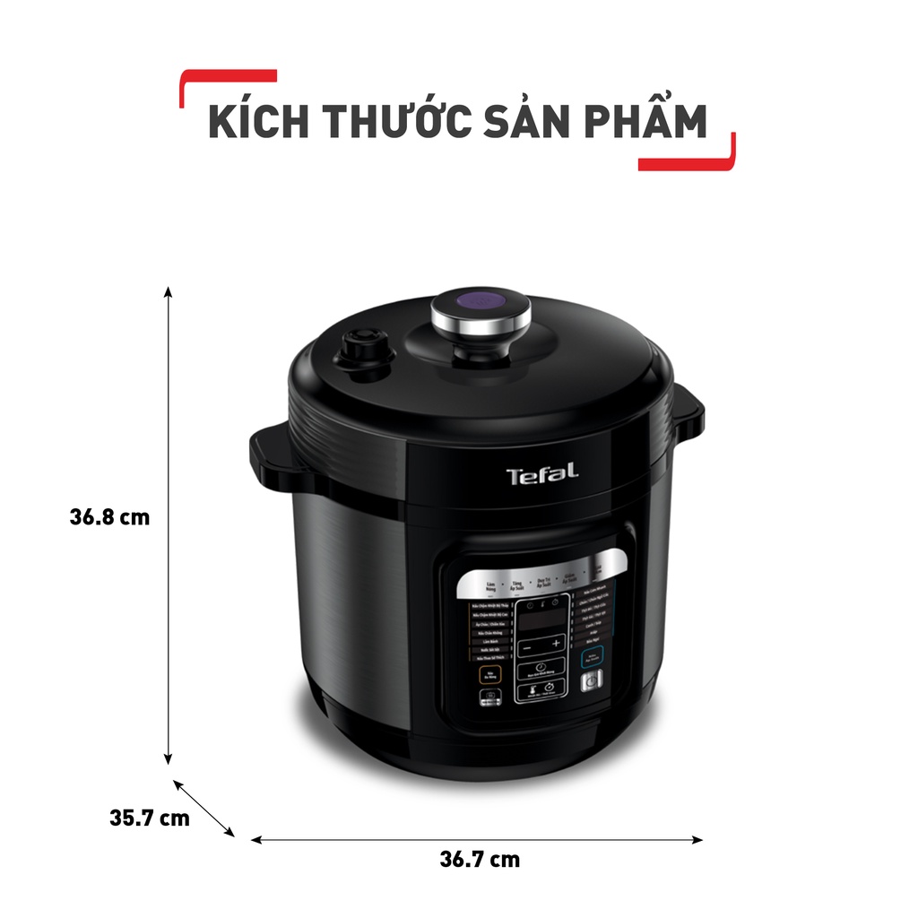 Nồi áp suất điện đa năng Tefal Home Chef CY601868