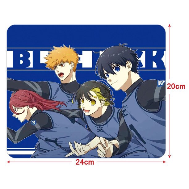 Miếng lót chuột IN HÌNH BLUE LOCK anime chibi tiện lợi xinh xắn kê chuột máy tính