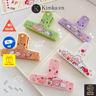 Kẹp giấy note ghi chú kẹp giữ miệng túi gắn nam châm tủ lạnh