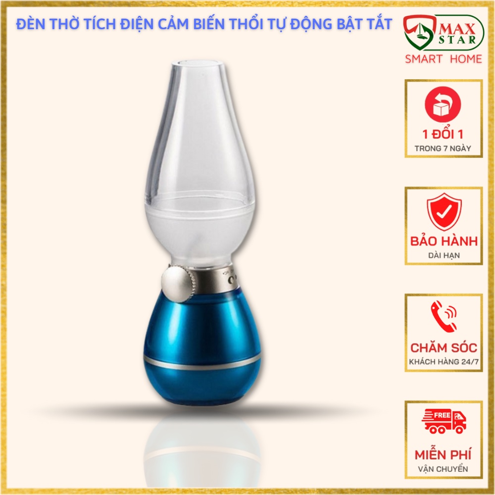 ĐÈN DẦU KHÔNG KHÓI CẢM BIẾN THỔI ĐỂ BẠT TẮT PHONG CÁCH CỔ ĐIỂN SANG TRỌNG cao cấp