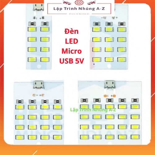 [Lập Trình Nhúng A-Z][132] Đèn LED Micro USB 5V 20 Bóng/16 Bóng/12 Bóng/8 Bóng
