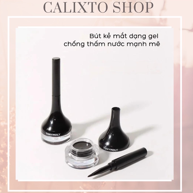 Gel Kẻ Mắt Tony Moly Hàn Quốc Chính Hãng - Gel Kẻ Mắt Backstage Gel Eyeliner - New