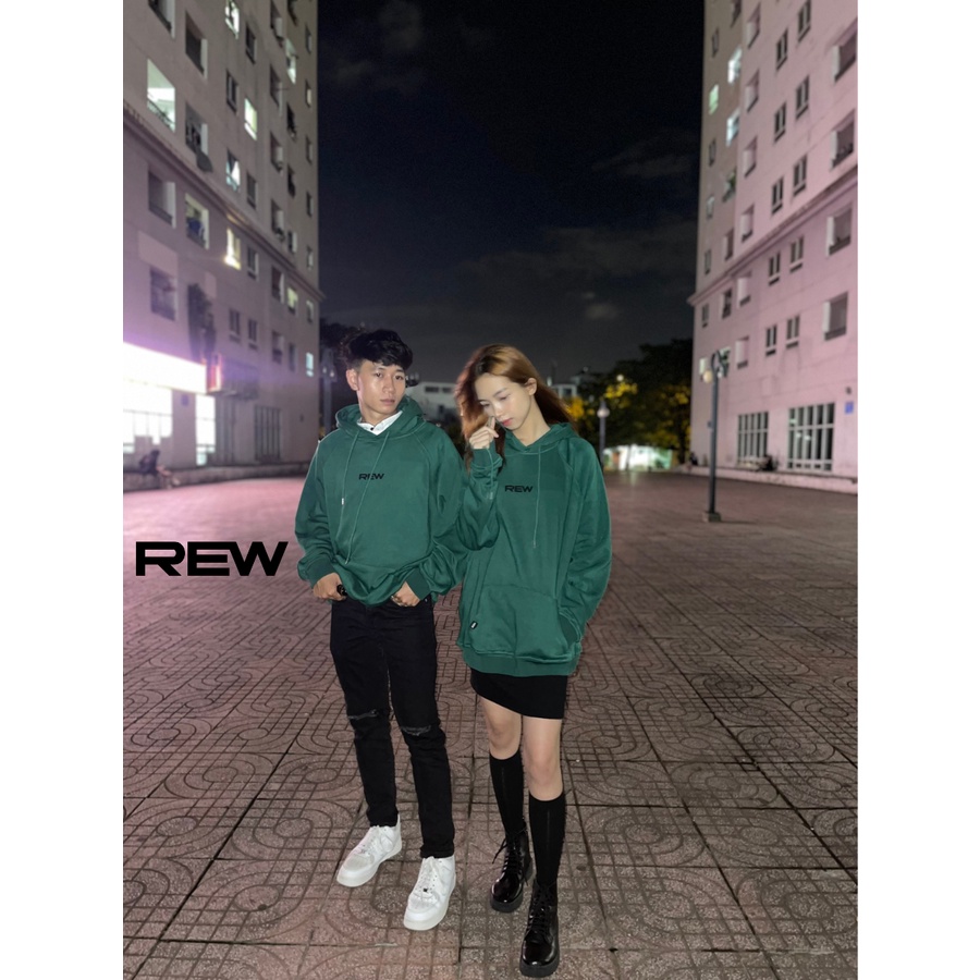 Áo Hoodie mỏng trơn mặc mùa hè nhiều màu Form rộng loại mỏng 100% Cotton REW