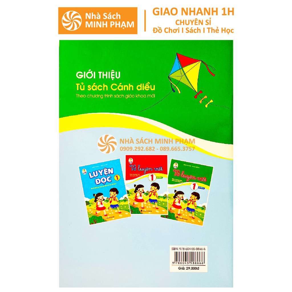 Sách - Bộ 2 Vở Luyện Viết - Tủ Sách Cánh Diều Theo Chương Trình Giáo Khoa Mới Nhất
