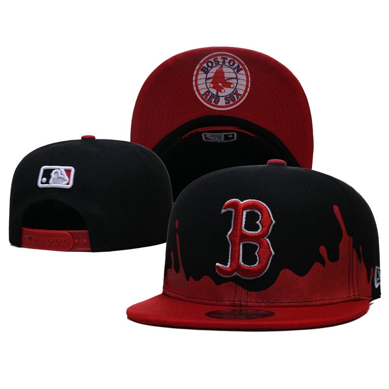 MLB Boston Red Sox Điều chỉnh phẳng -edge mũ mũ thể thao ngoài trời mũ mũ du lịch mũ