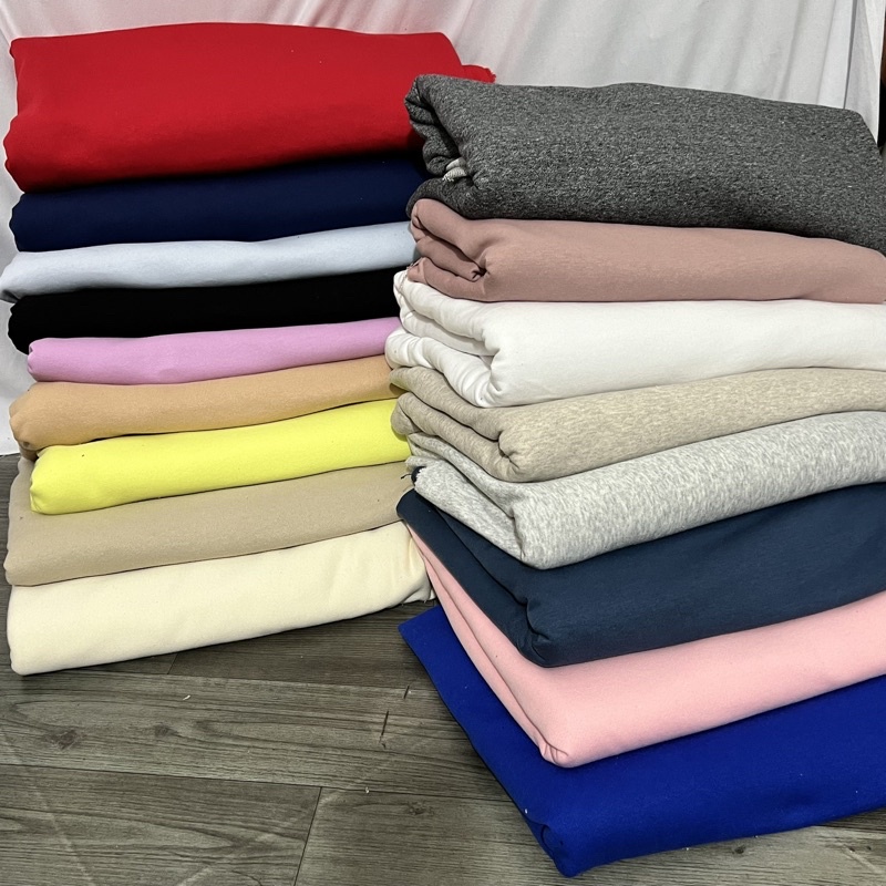 Vải nỉ da cá - nỉ chân cua cotton hàng xuất dư dày vừa mềm mịn co giãn thoải mái, chất dày vừa mềm ấm